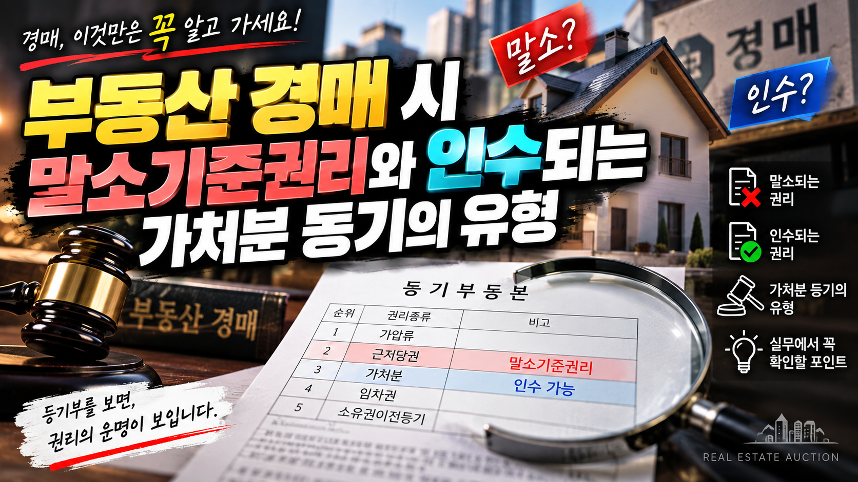 부동산 경매 권리분석에 대한 썸네일