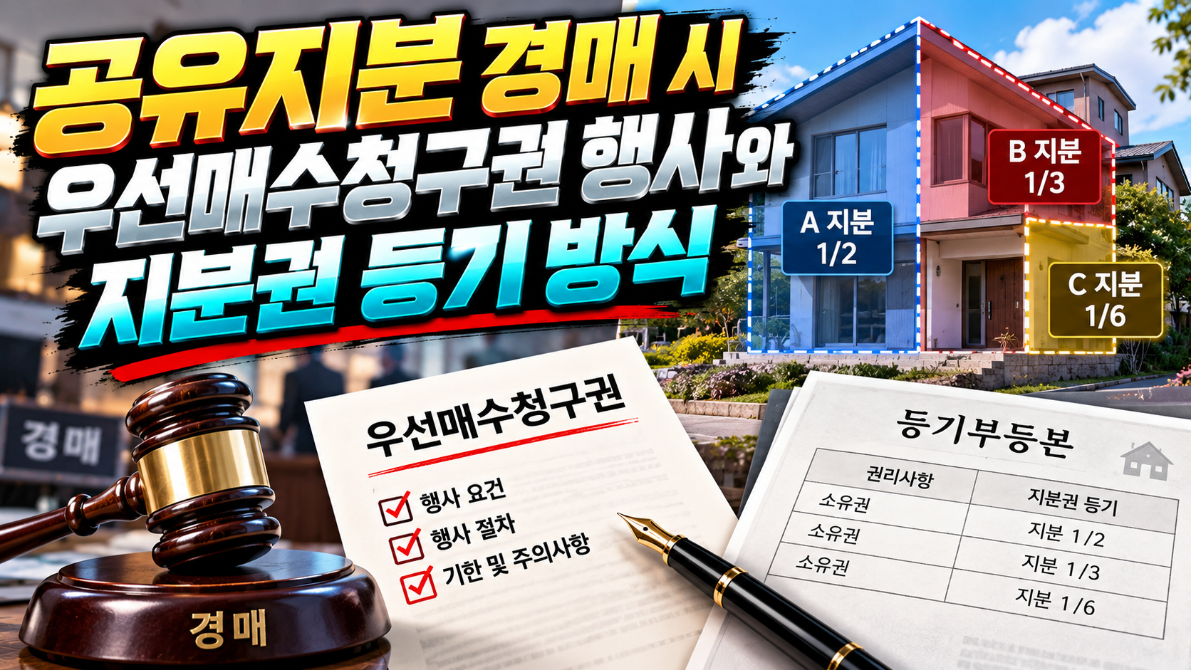 공유지분경매시 우선매수청구권행사에 대한 썸네일