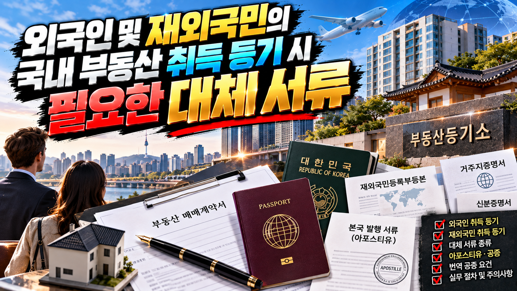 외국인 및 재외국인의 국내부동산 취득등기에 대한 썸네일