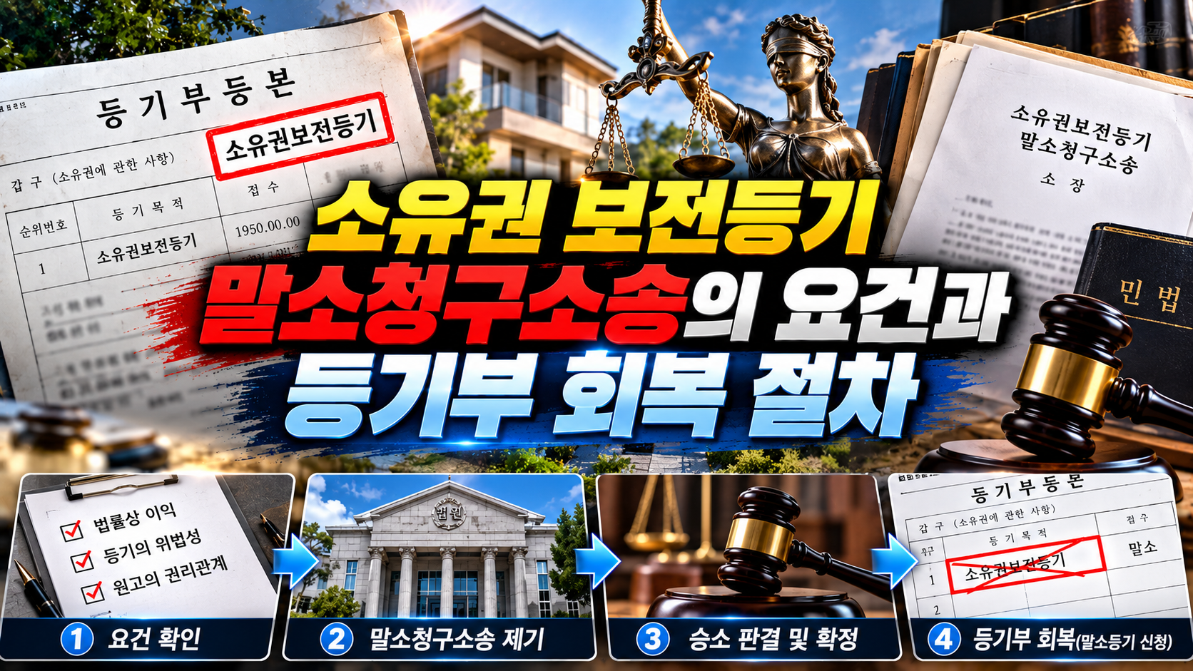 소유권보전등기 말소청구소송요건에 대한 썸네일