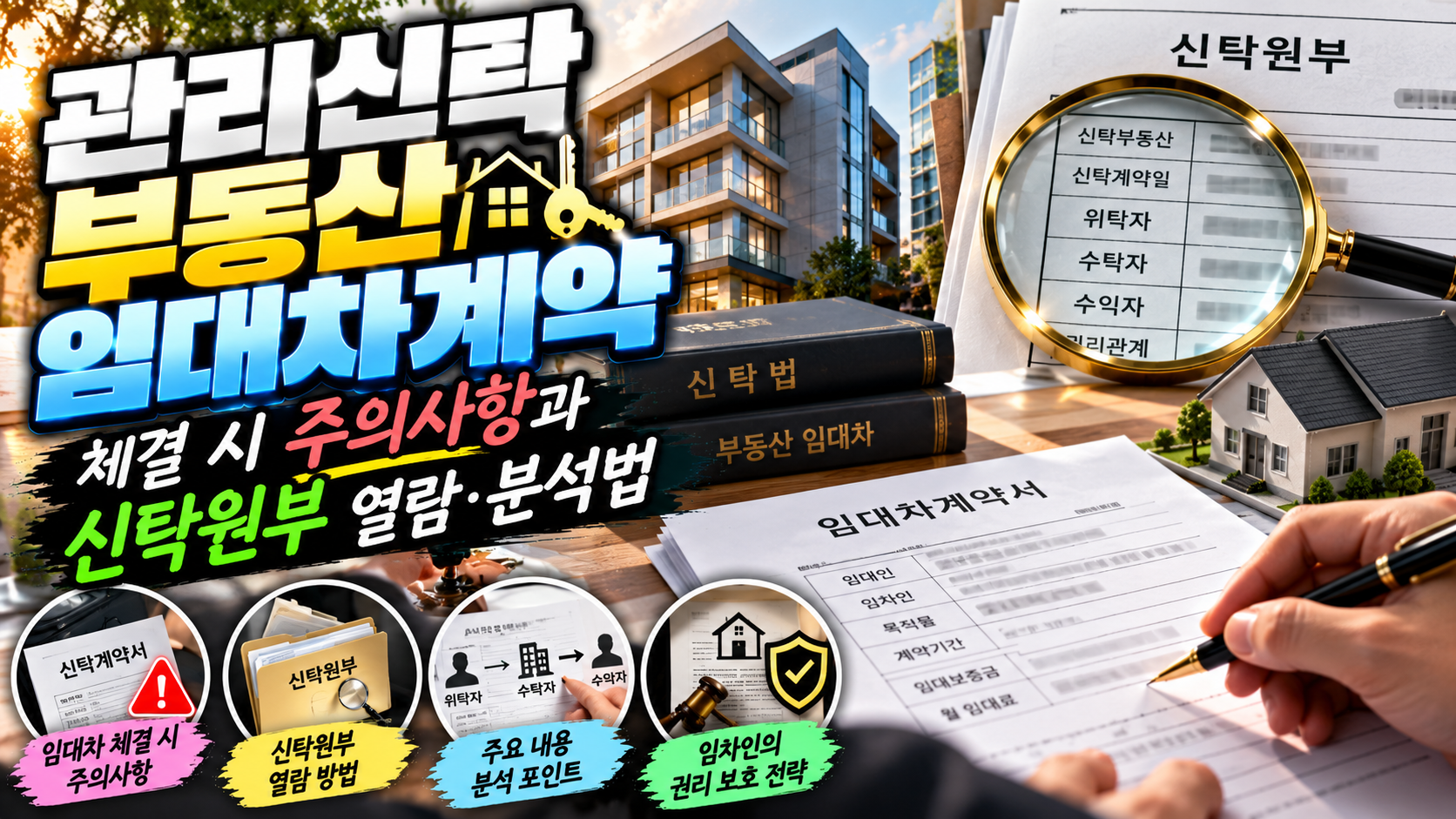 관리신탁 부동산 임대차계약에 대한 썸네일