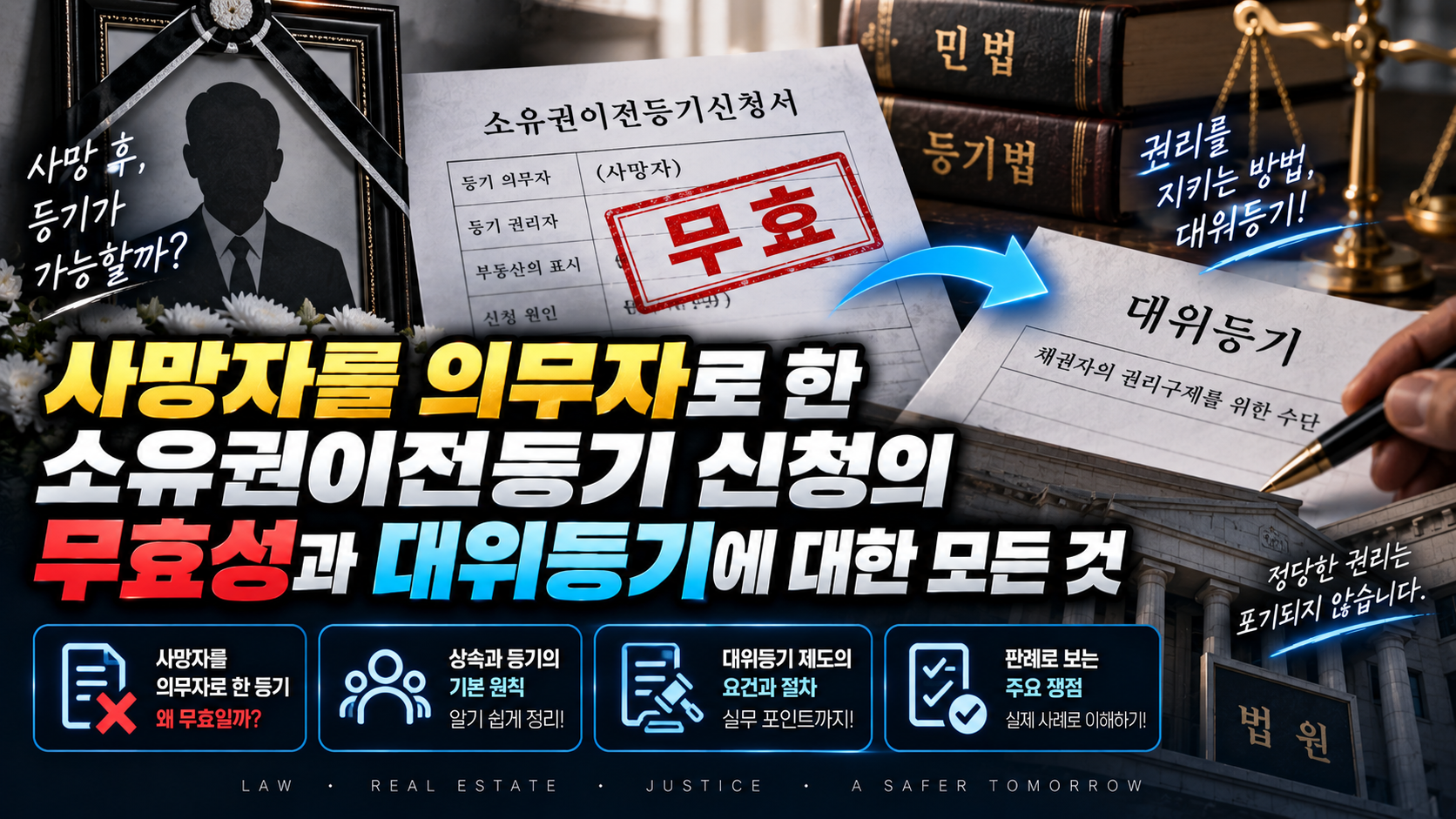사망자를 의무자로 한 소유권이전등기의 신청에 대한 썸네일